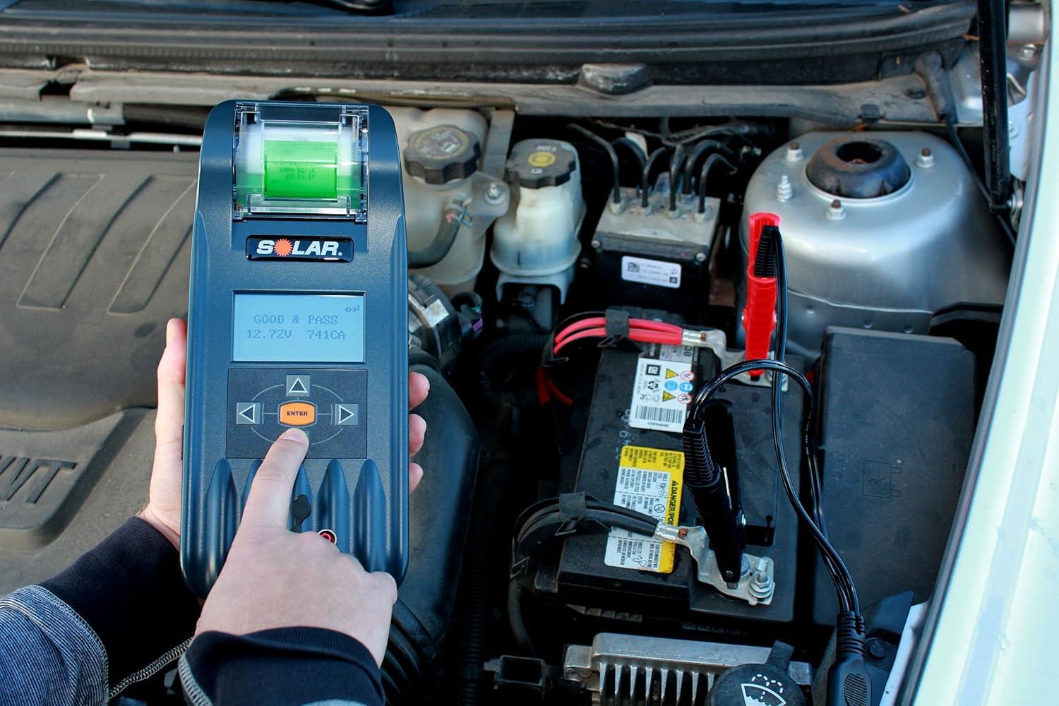 Clore Automotive BA427 Solar Electronic Battery and System Tester with Printer (USB. Software. 40-3000 CCA)