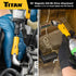 Titan Tools 16189 Perceuse magnétique à 90° et tournevis à embout, qualité impact, tige hexagonale 1/4"