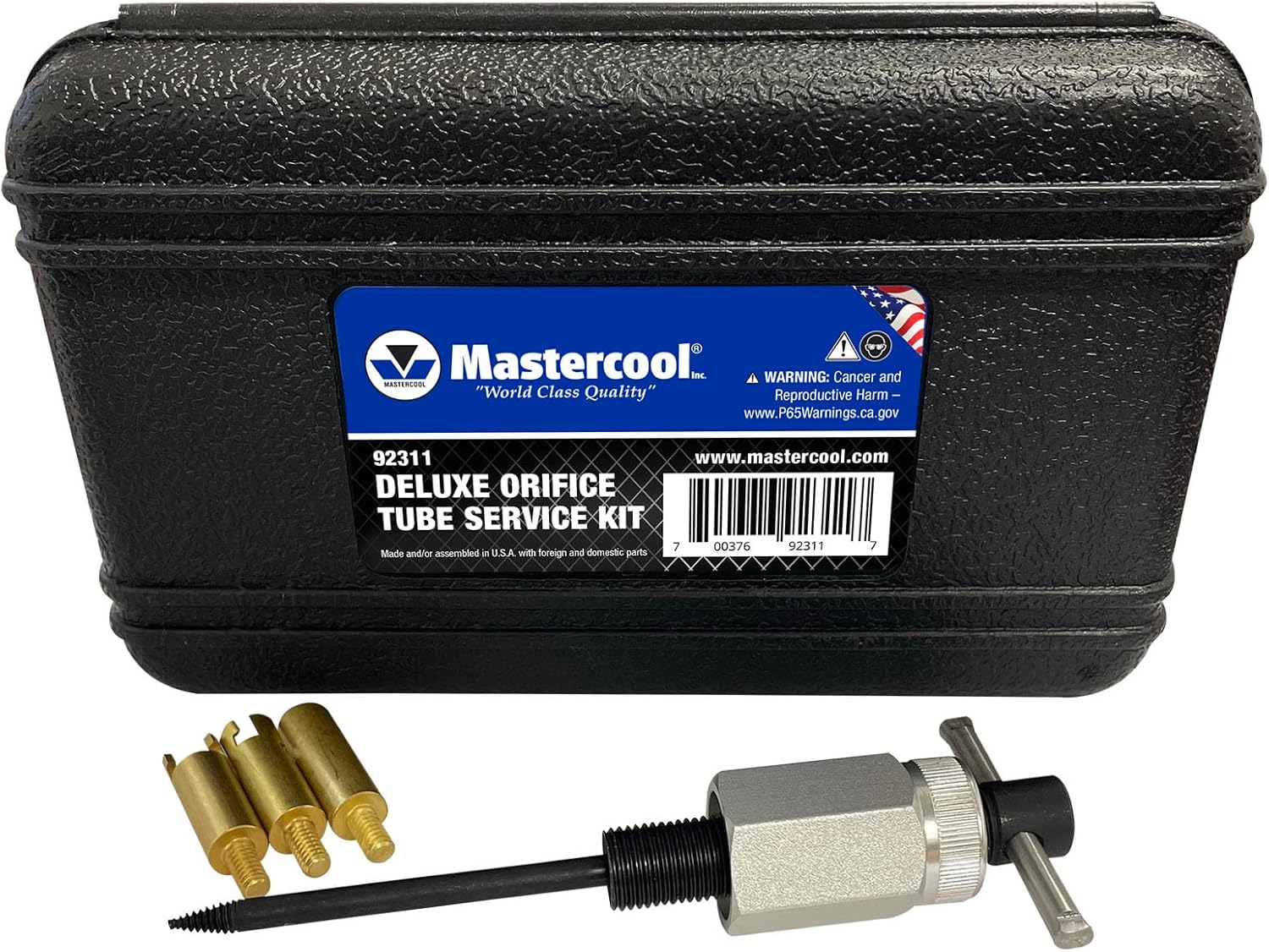 Mastercool 92311 Universal Orifice Tube Service Kit In Plastic Molded Box
