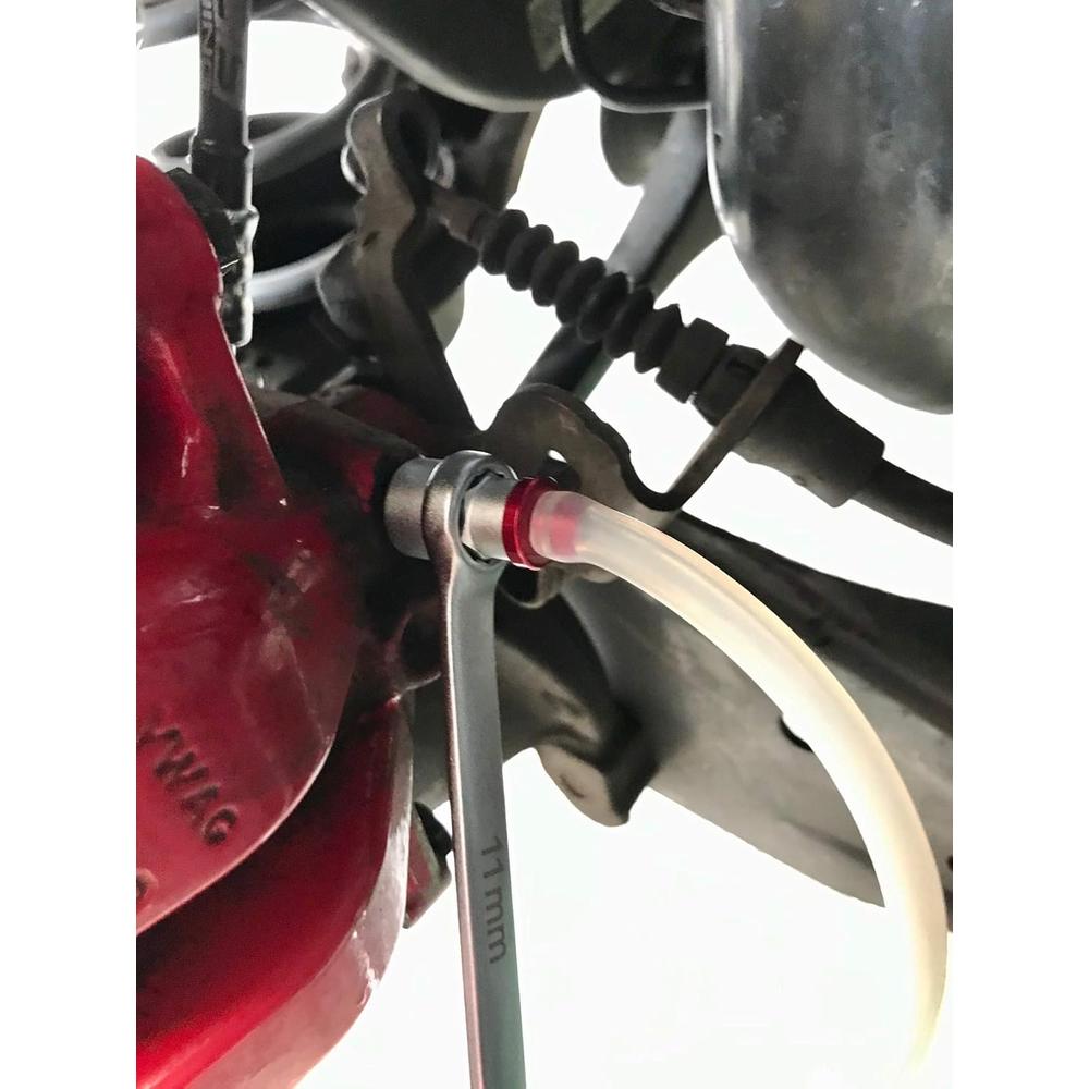 CTA Tools 1945 8-PC BRAKE BLEEDER WRENCH SET WITH SEALING RING, 3/8", 7MM-12MM, SILICONE HOSE