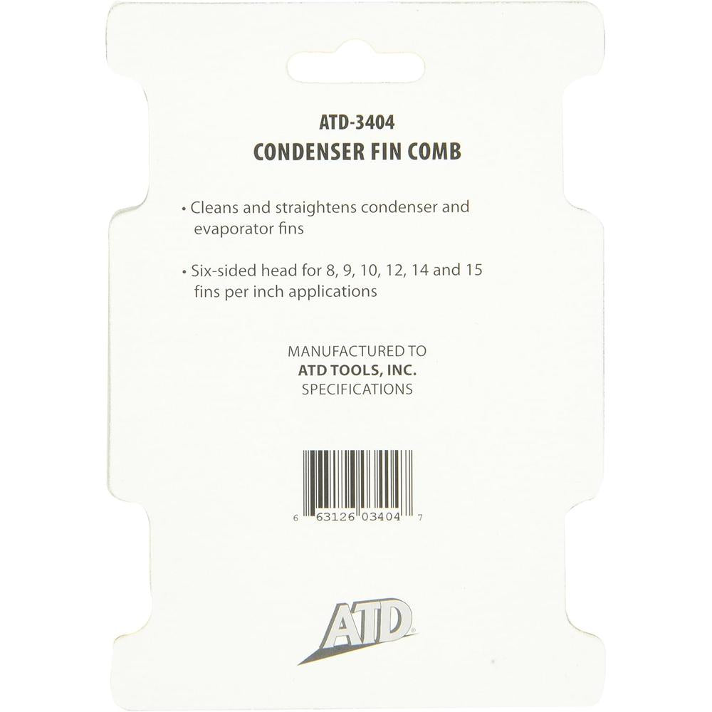 ATD Tools 3404 CONDENSER FIN STRAIGHTENER-MFG