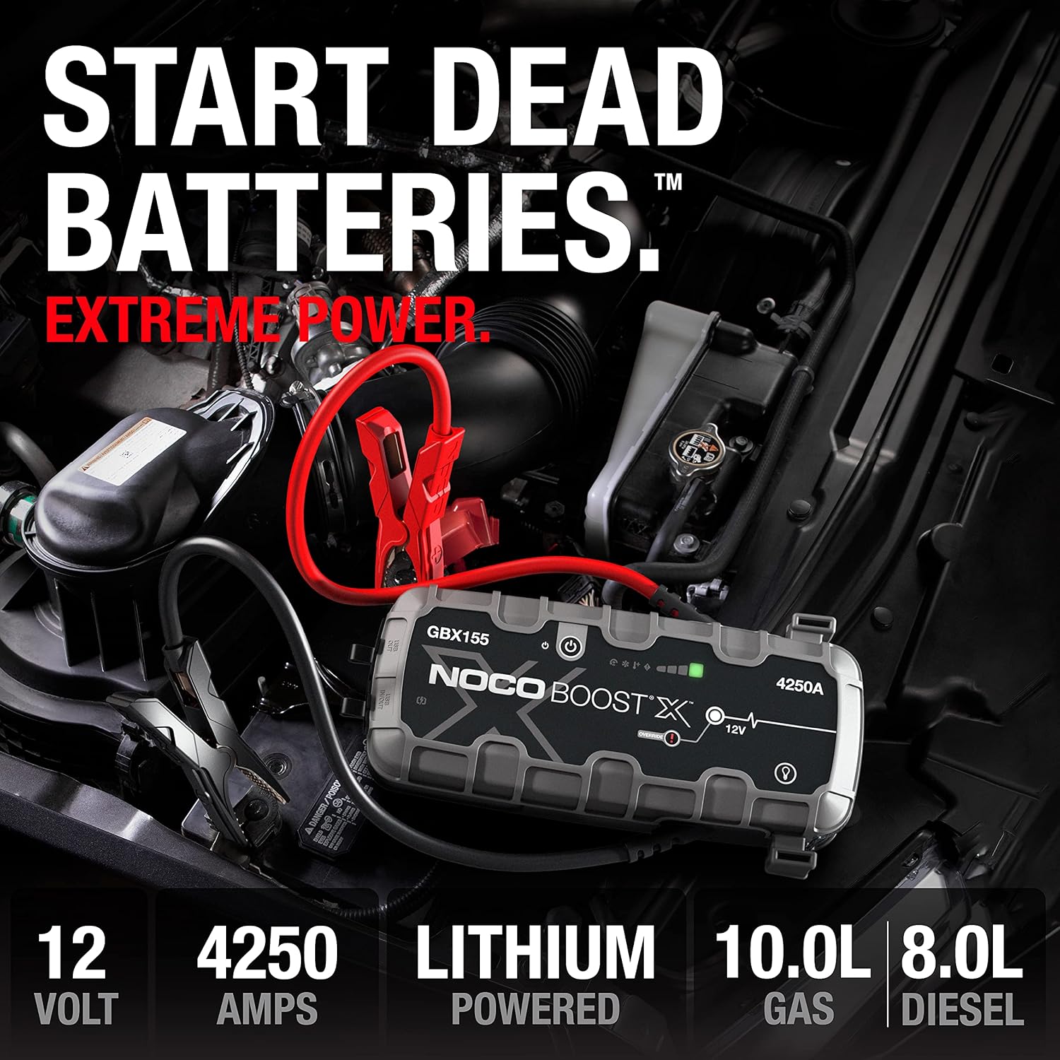 NOCO GBX155 4250A 12V UltraSafe Lithium Jump Starter