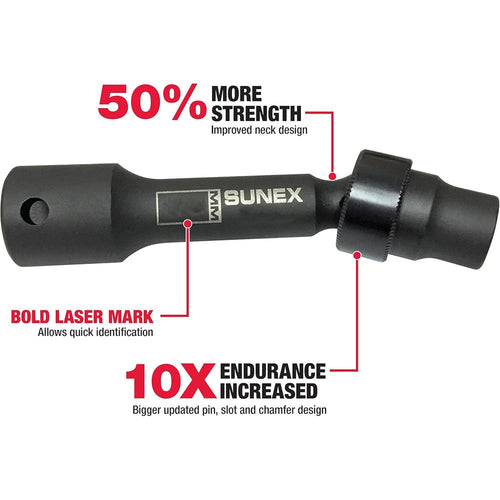 Sunex Tools 224ZUDL 1/2 in. Drive 3/4 in. 12-Point Driveline Socket