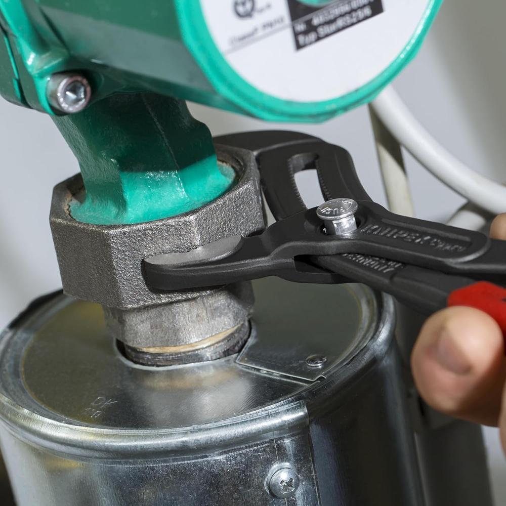 Knipex 9K 00 80 124 US 2 Piece Cobra And Diagonal Cutters Set - With 12'' Keeper