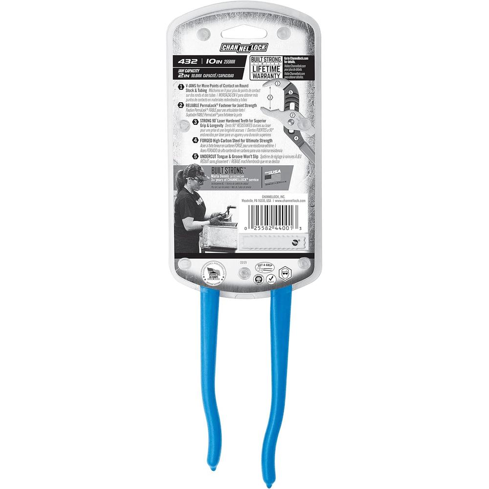 Channellock 432 10" Tongue & Groove