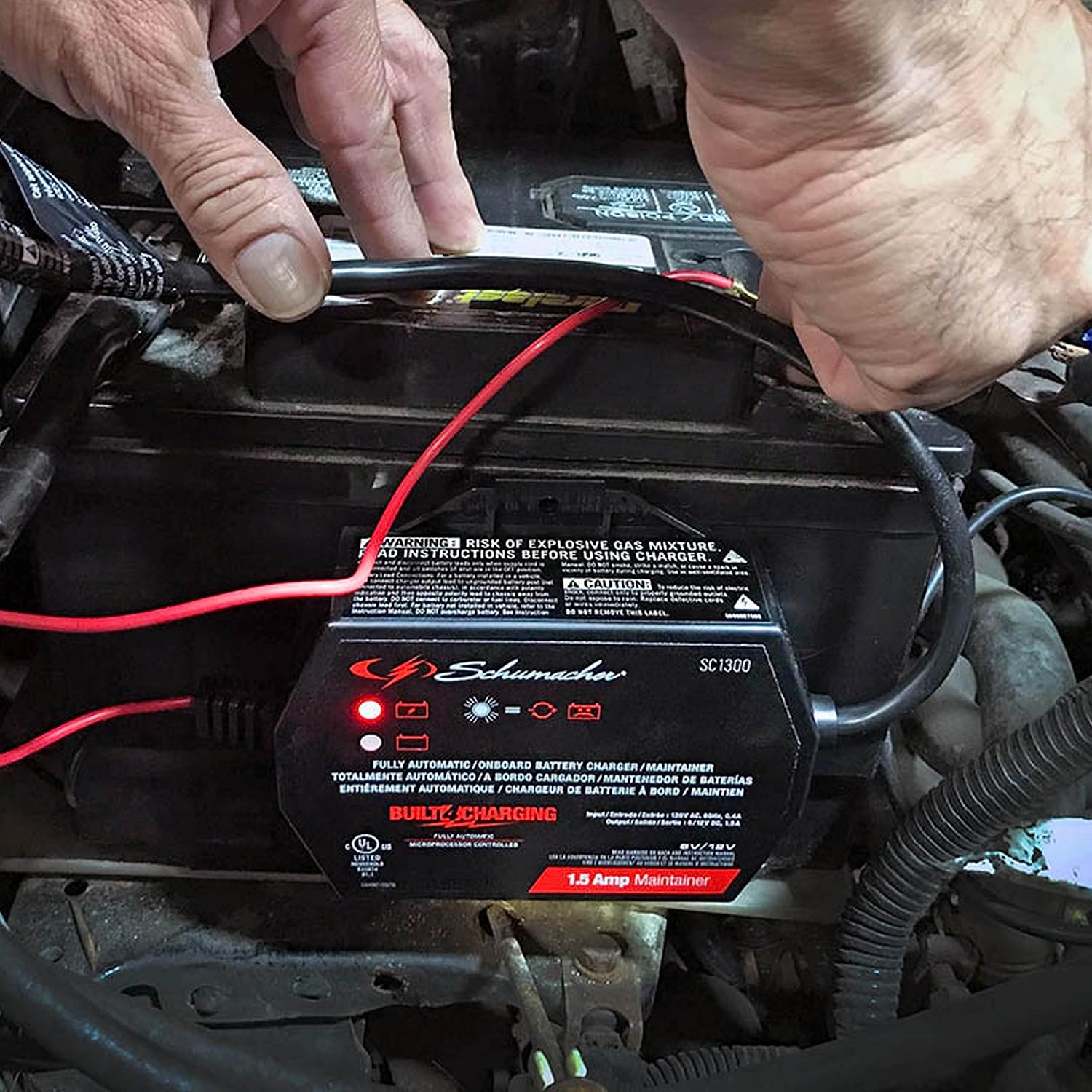 Schumacher Electric SC1300 1.5 Amp Battery Charger/Maintainer