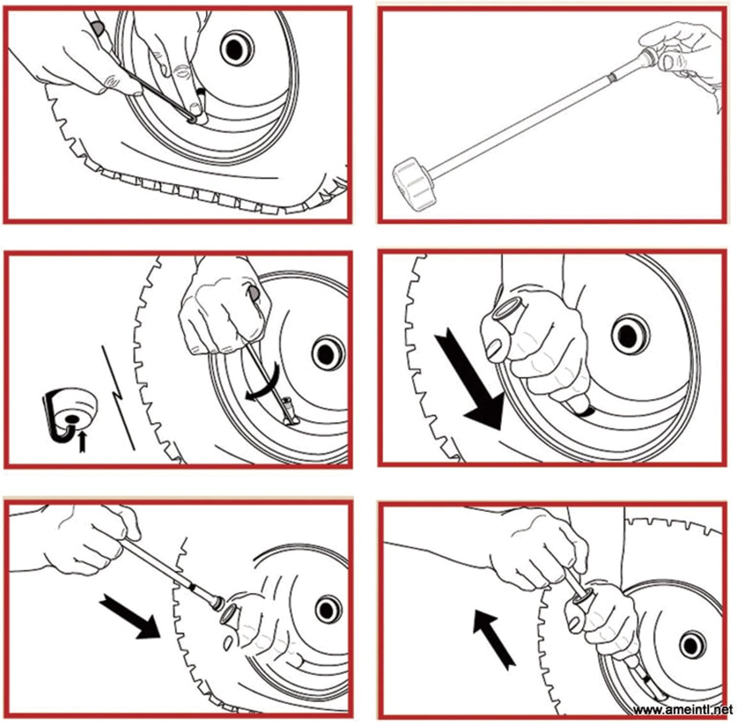 AME International 51025 QVC Quick Valve Change Tool