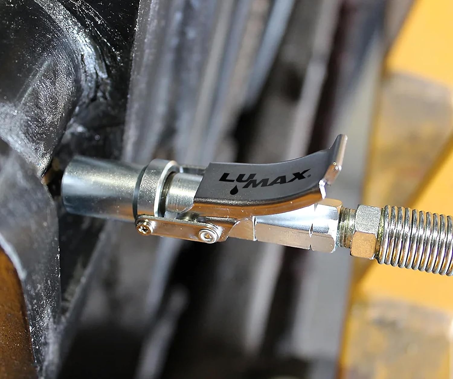 Lumax LX-1403 2.9" LONG HEAVY-DUTY QUICK-RELEASE GREASE COUPLER