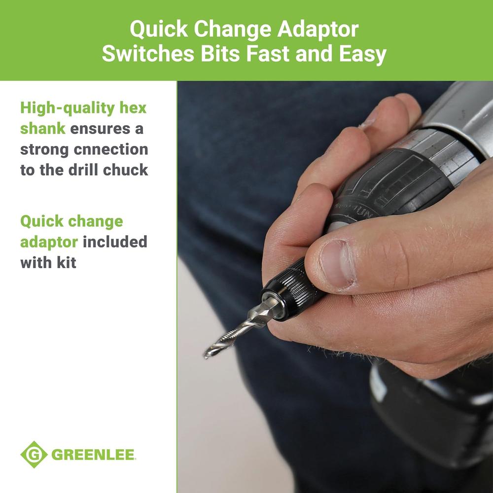 Greenlee DTAP8-32 DRILL/TAP, 8-32.