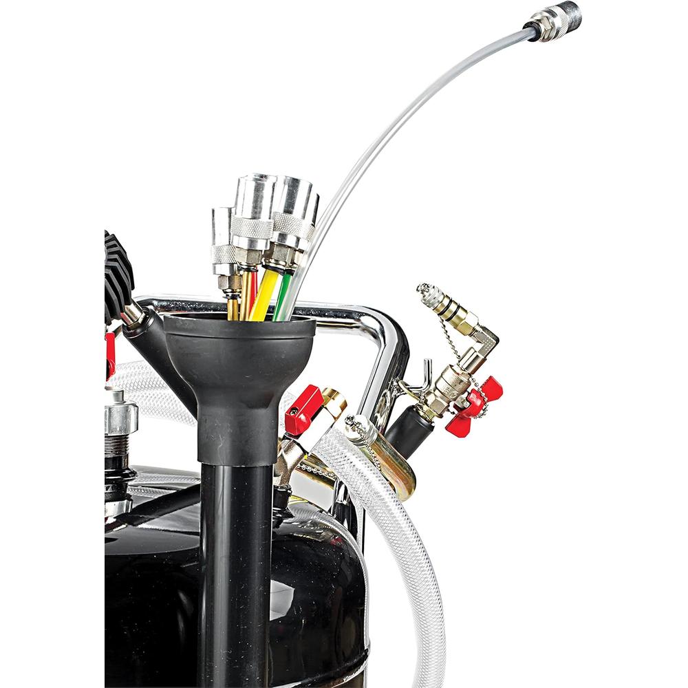 JohnDow Industries JDI-20EV-B ÉVACUATEUR DE FLUIDE DE 20 GALLONS AVEC BOL TRANSPARENT DE 2 GALLONS