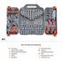 Crescent CTK180 ENSEMBLE D'OUTILS DE MÉCANICIEN, 180PC
