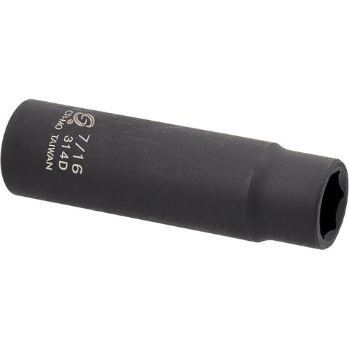 Sunex Tools 314d 3/8" Drive 7/16" Deep Impact Socket