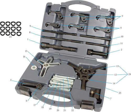 Lisle 54810 Master Harmonic Balancer Puller Kit