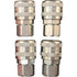 Milton Industries S-775-4 1/4" Fem. Corps A-Style - Paquet de 4