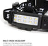 STEELMAN PRO 78834 Lampe frontale à LED rechargeable à profil mince 250 lumens activée par le mouvement
