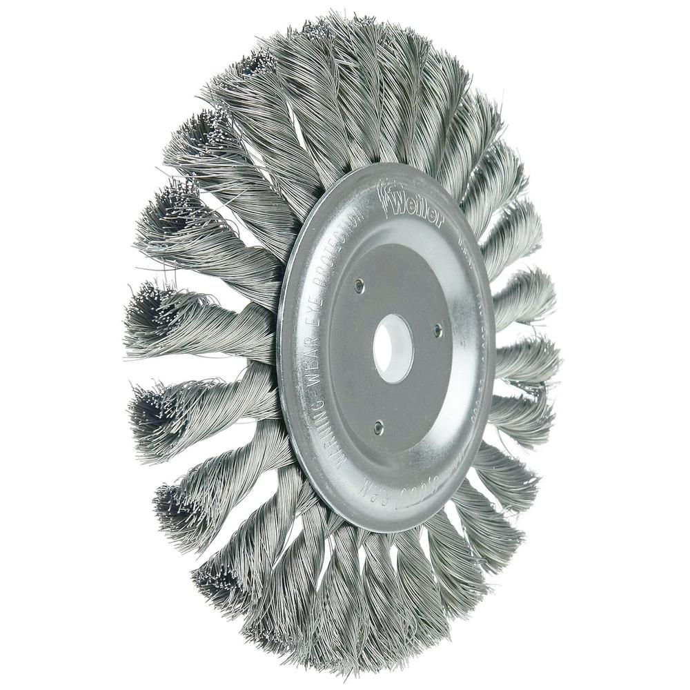 Weiler 08085 6" Standard Twist Knot Wire Wheel