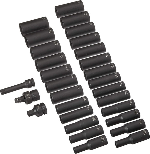 Grey Pneumatic 1229DM 3/8" Drive 29 Piece Deep SAE/Metric Set