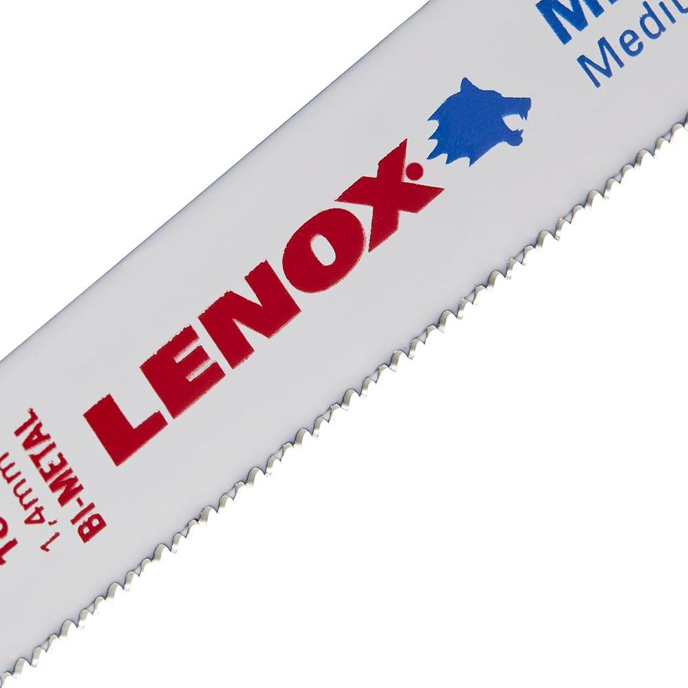 Lenox Tools 20566618R 6"X3/4" 18TPI Bi-Metal Medium Metal Recip 5 Pk