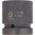 Sunex Tools 526S 1" Dr. 13/16" Square Impact Socket
