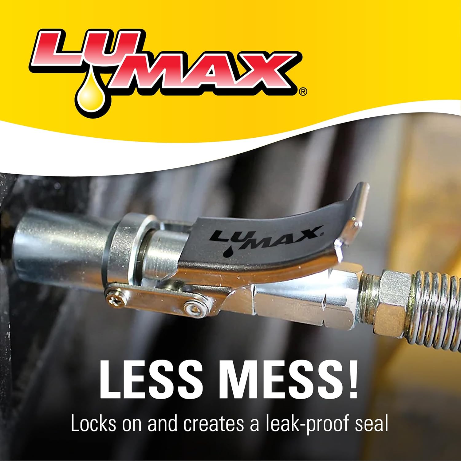 Lumax LX-1403 2.9" LONG HEAVY-DUTY QUICK-RELEASE GREASE COUPLER