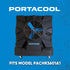 Portacool Hurricane 360 evaporative cooler showing compatibility with model PACHR3601A1