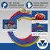 Mastercool 89661-PRO R134A Aluminum Manifold, Manual Couplers W/60" Hoses In A Plastic Box W/Free 85530