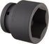 Sunex Tools 555M 1 in. Standard Drive 6 Point Metric Impact Socket, 55-mm
