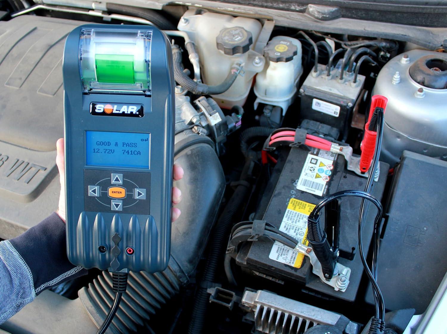 Clore Automotive BA427 Solar Electronic Battery and System Tester with Printer (USB. Software. 40-3000 CCA)