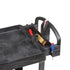 Rubbermaid Commercial Products RCPFG452088BLA Heavy-Duty Ergo Handle Utility Cart, Lipped Shelf, Medium, 500 lb Capacity - Black
