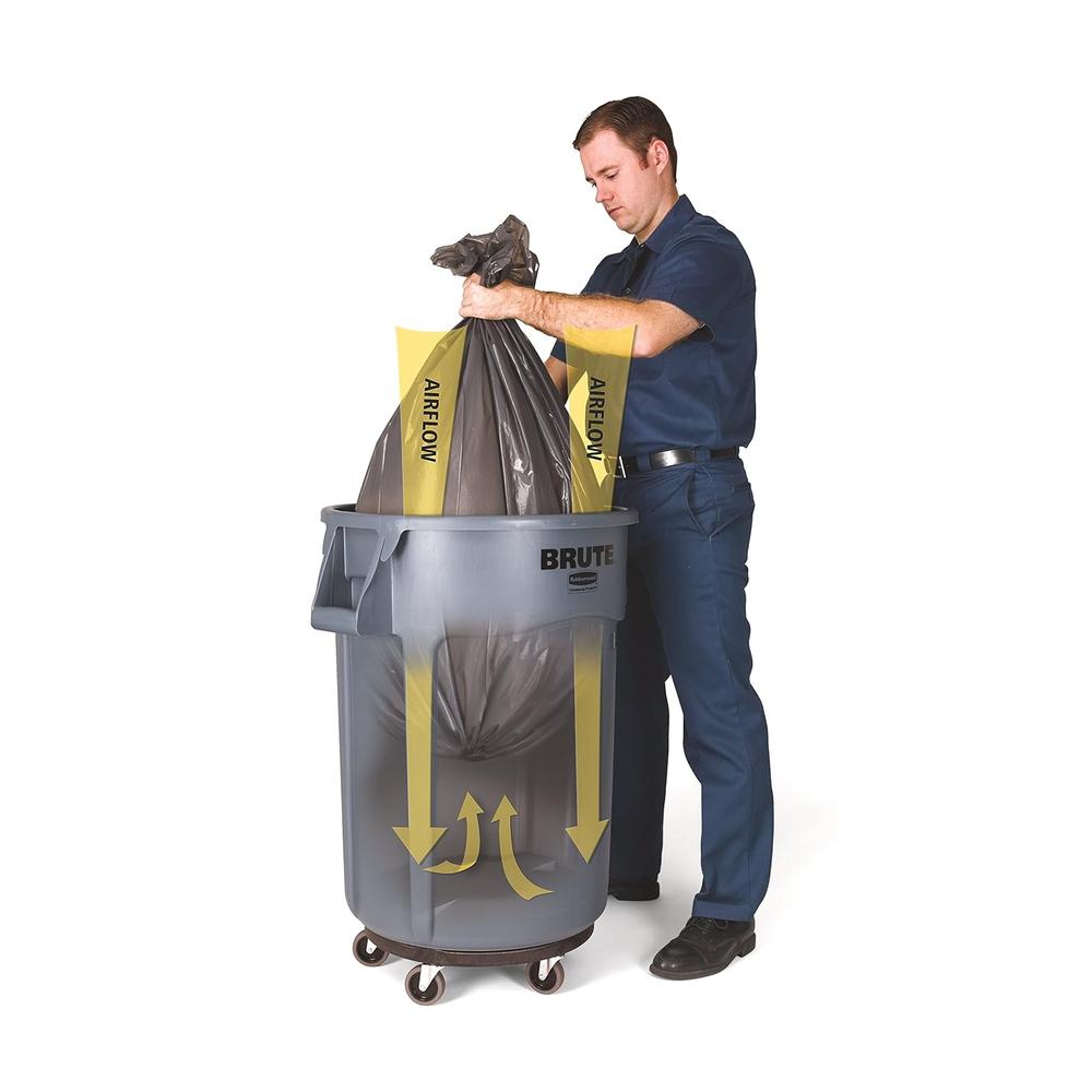 Rubbermaid Commercial Products FG263200GRAY Vented BRUTE® 32 Gallon - Gray