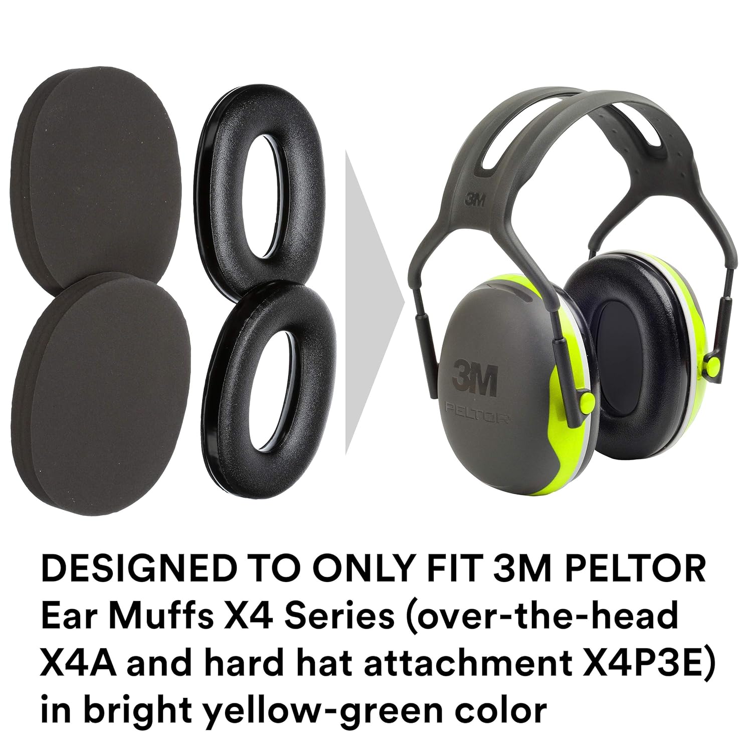 3M X4A PELTOR  Over-The-Head Earmuffs