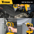 Titan Tools 16298 9pc Magnetic SAE Impact Nut Driver Kit, 1/4"-1/2"