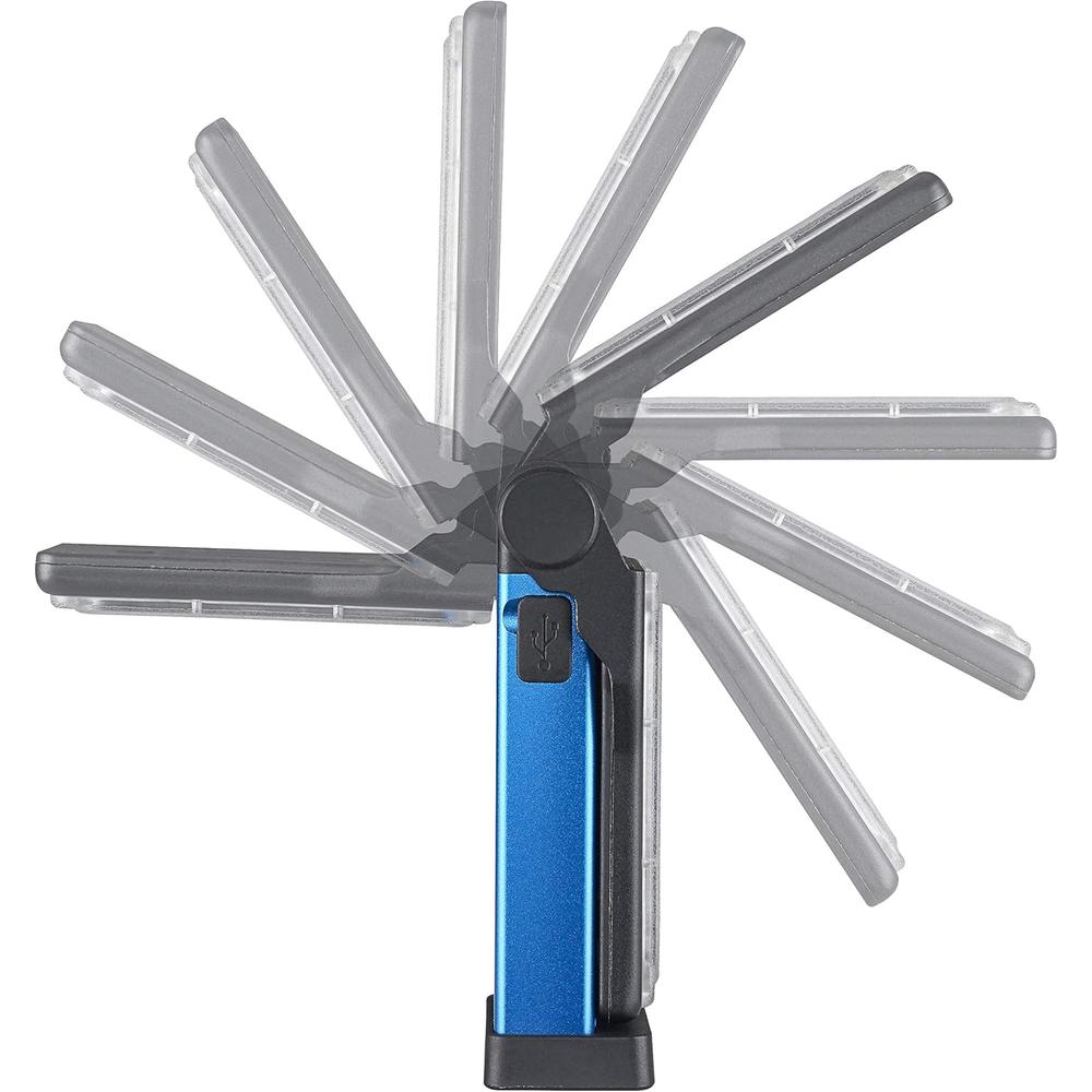 Streamlight 61502 FLIPMATE, LAMPE DE TRAVAIL RECHARGEABLE MULTIFONCTION COMPACTE 500 LUMENS, BLEU