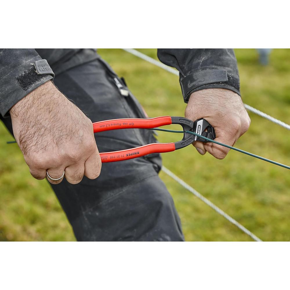 Knipex 71 31 250 COUPE-BOULONS COMPACT CO-BOLT XL 10" AVEC LAMES DROITES ENCASTRÉES