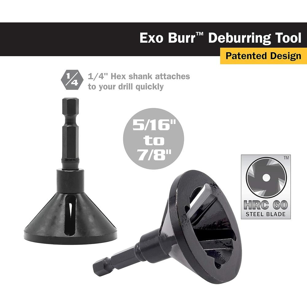 Titan 51950 EXO BURR External Deburrer and Chamfering Tool
