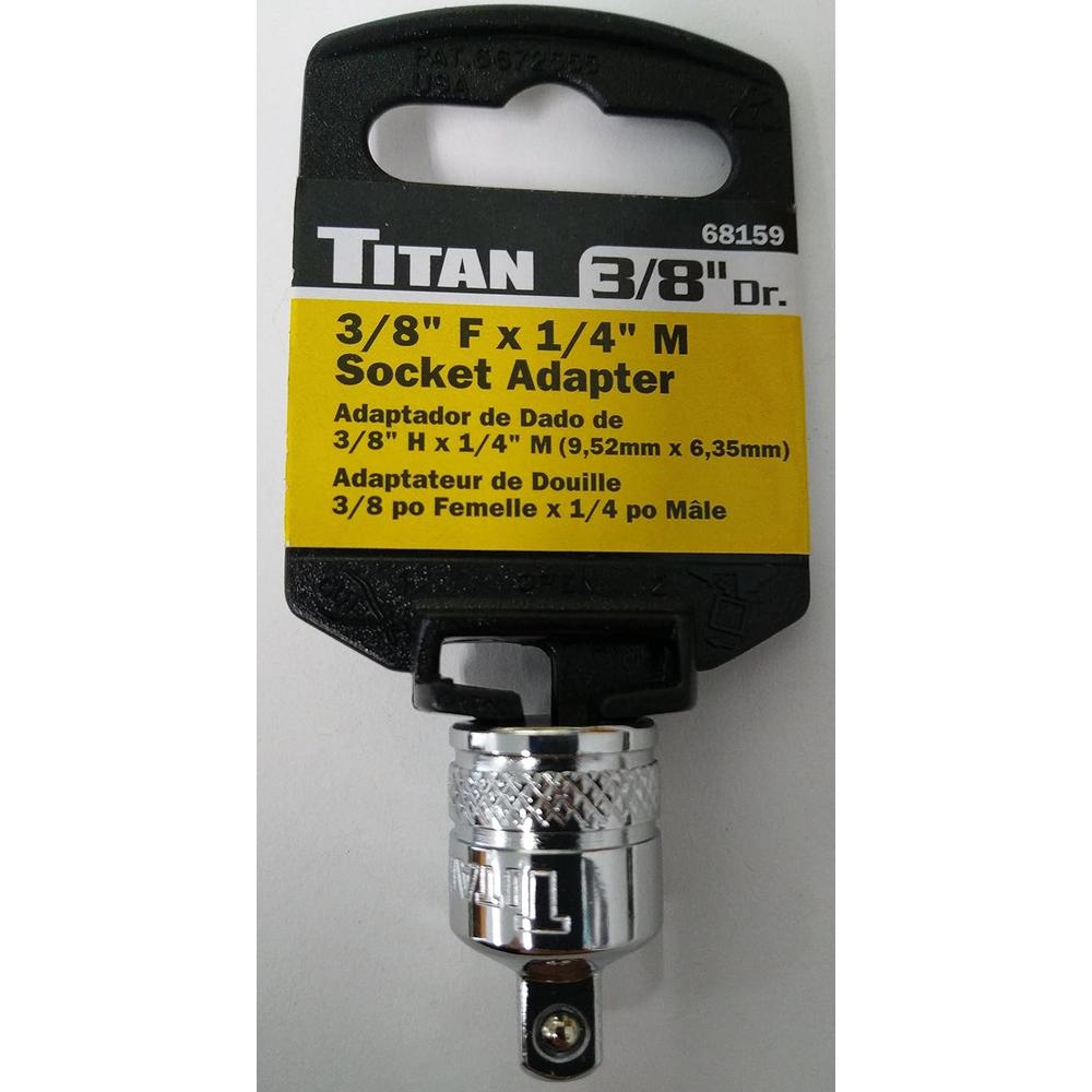 Titan Tools 68159 3/8 po. X 1/4 po. Adaptateur de réduction d'entraînement