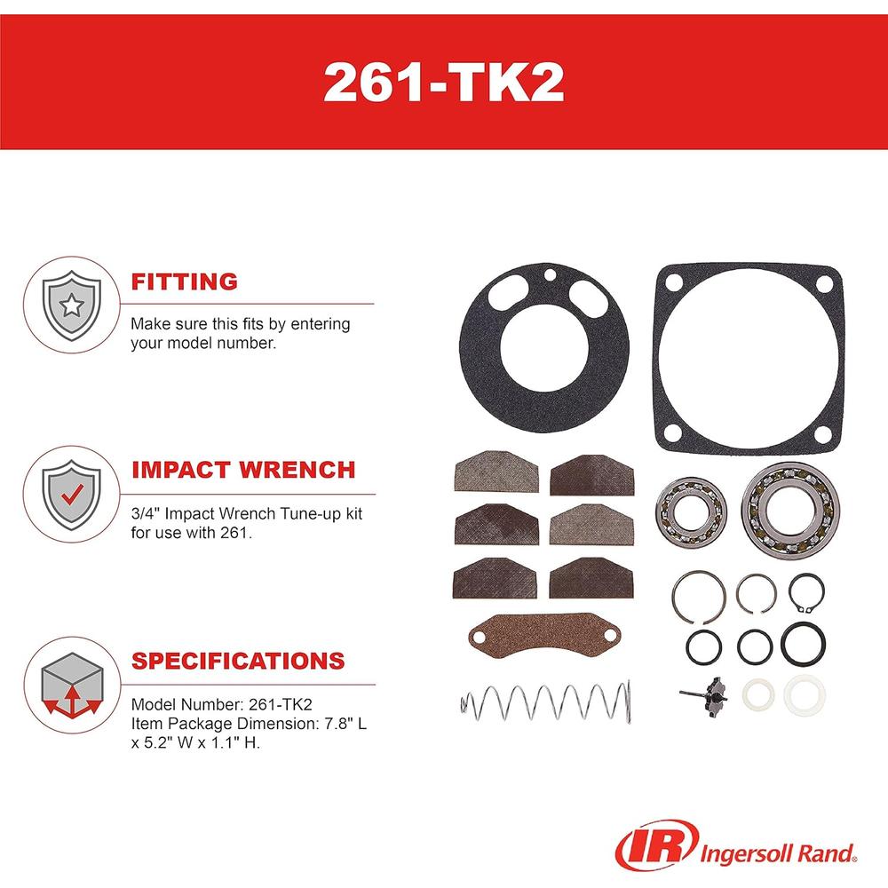 Ingersoll Rand 261-TK2 IR 261 TK2 KIT DE MISE AU POINT
