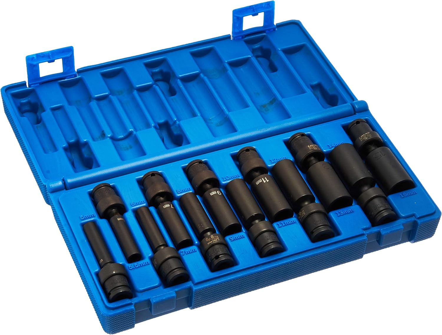 Grey Pneumatic 9712UMD 1/4" Surface Drive 12 Pc. Deep Univ Metric Set