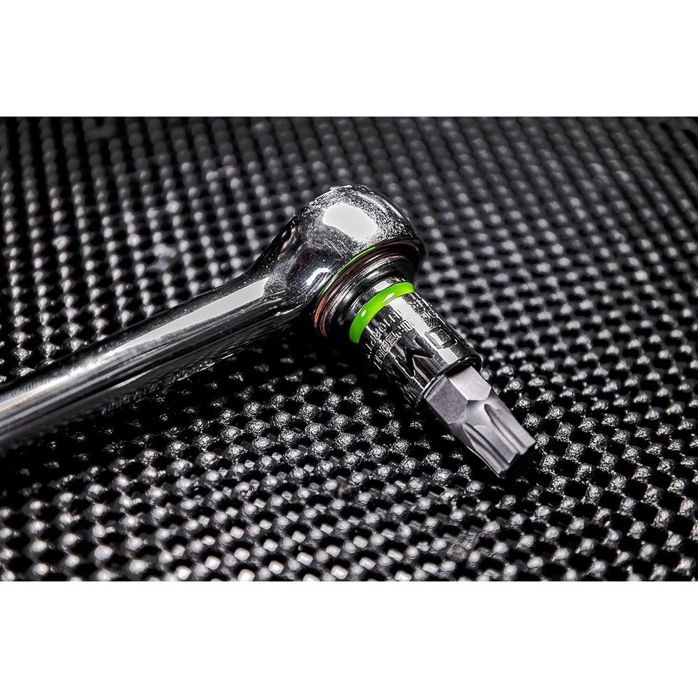 GripEdge GE7BSSHSRPT 7pc 3/8" Dr. Short SAE RPT Hex Driver Set, 1/8" - 3/8"