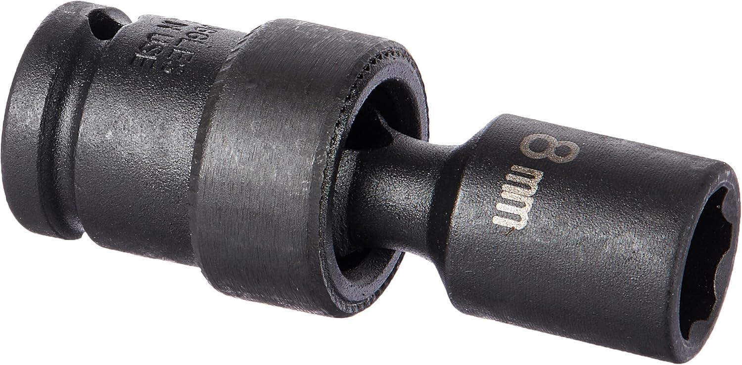 Grey Pneumatic 908UMS 1/4" Surface Drive X 8mm Standard Universal