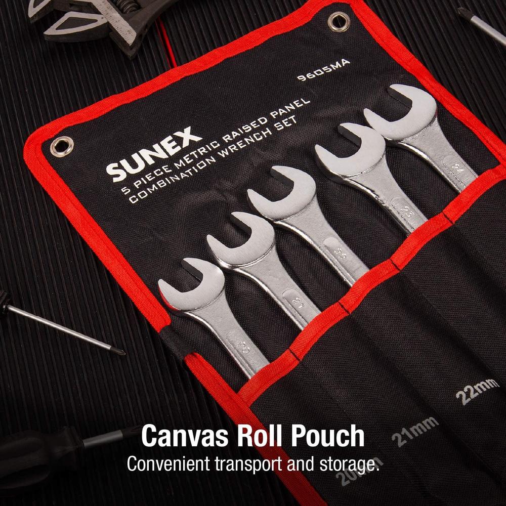 Sunex Tools 9605MA 5PC ME RSD PNL COMBO WR SET