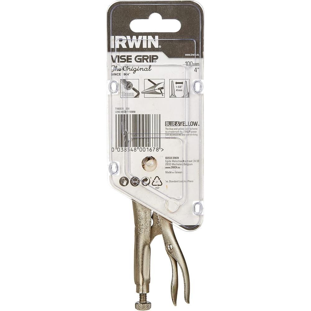 Irwin Tools Tools VISE-GRIP 1602L3 4" Original Long Nose Locking Pliers