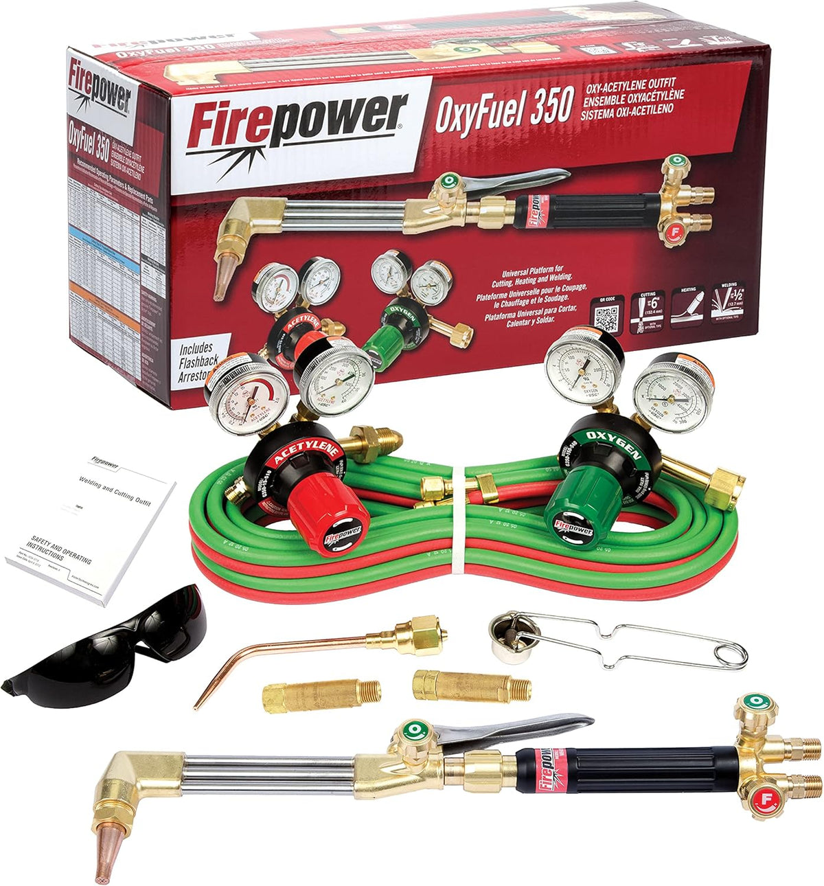 Firepower FIR03842682 OxyFuel 350 Heavy Duty Cutting & Welding O