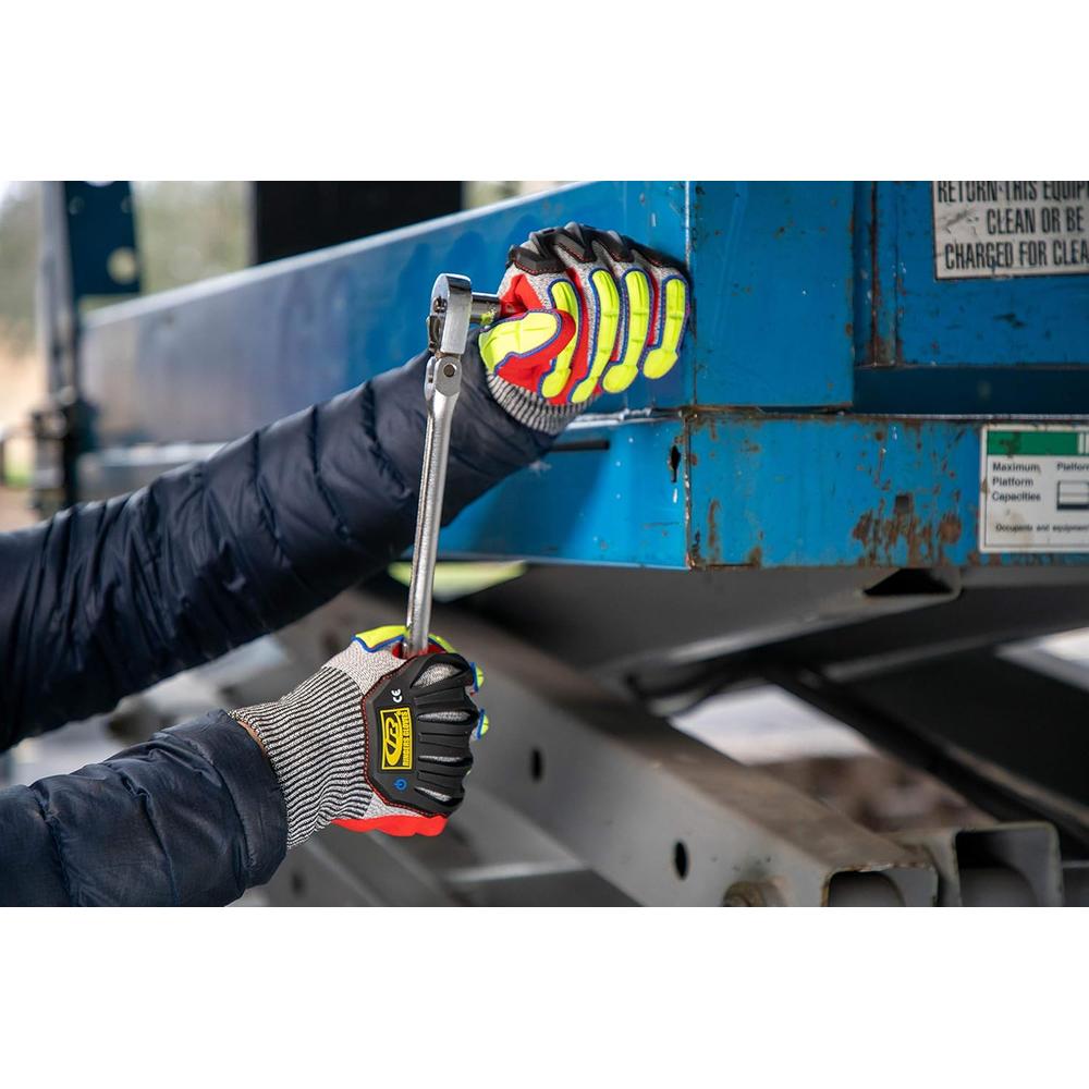 Ringers Gloves 065T-12 Nitrile Dipped Impact Protection Gloves - XX-Large
