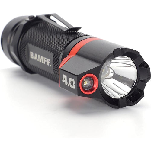 STKR 00339 B.A.M.F.F.™ 400 lm Black Tactical Dual-LED Flashlight