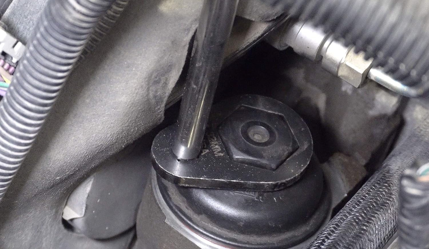 Lisle 40600 Jeu de clés à filtre décalées noires 7 pièces