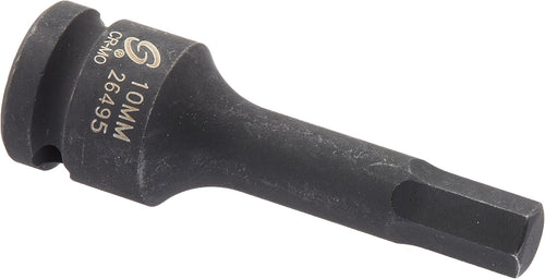Sunex 26495 1/2-Inch Drive 10-mm Hex Impact Socket