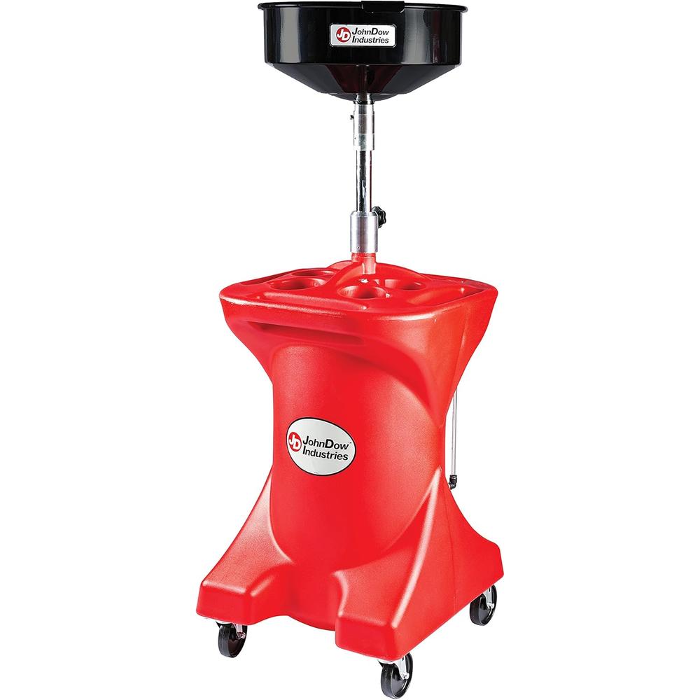 JohnDow Industries JDI-27GFD Vidange d'huile portable en polyéthylène de luxe de 27 gallons
