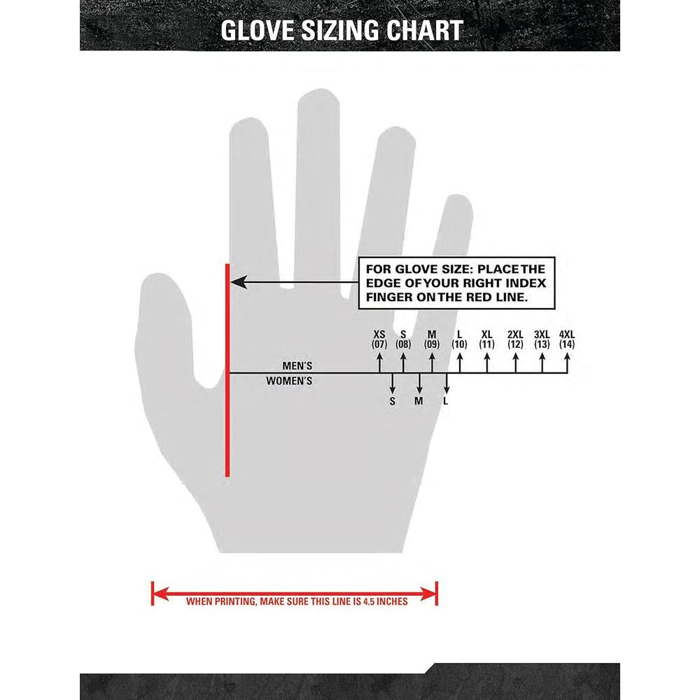 Ringers Gloves 065T-13 Nitrile Dipped Impact Protection Gloves - 3X-Large