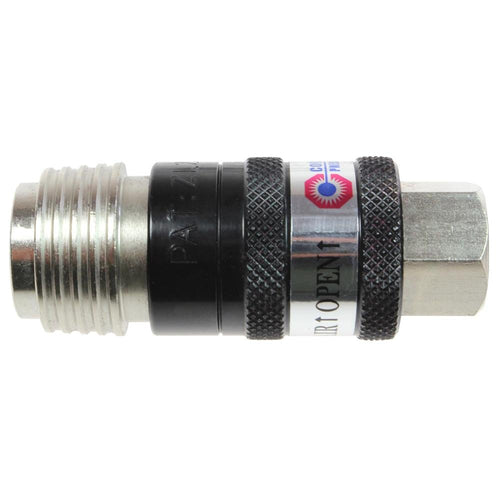 Coilhose Pneumatics 151USE 5-In-1 Automatic Safety Exhaust Coupler 1/4" Body, 3/8" FPT